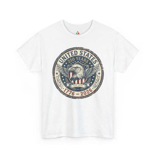 United States 250 Years 1776–2026 Patriotic Unisex T-shirt Gift | TEEZOCA 