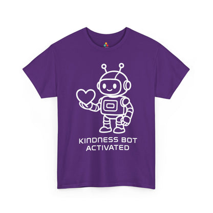 TEEZOCA unity and inclusion Unisex T-shirt kindness bot graphic Kindness Bot Activated Unisex T-Shirt | Unity Day Kindness Message Tee | TEEZOCA 
