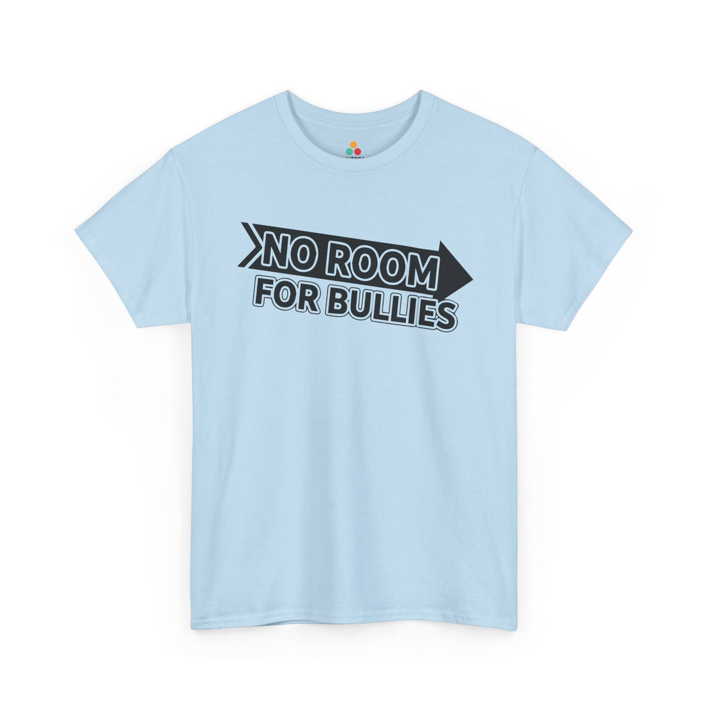 TEEZOCA unity day Unisex T-shirt bold no bullies statement No Room for Bullies Unisex T-Shirt | Unity Day Anti-Bullying Message Tee | TEEZOCA 