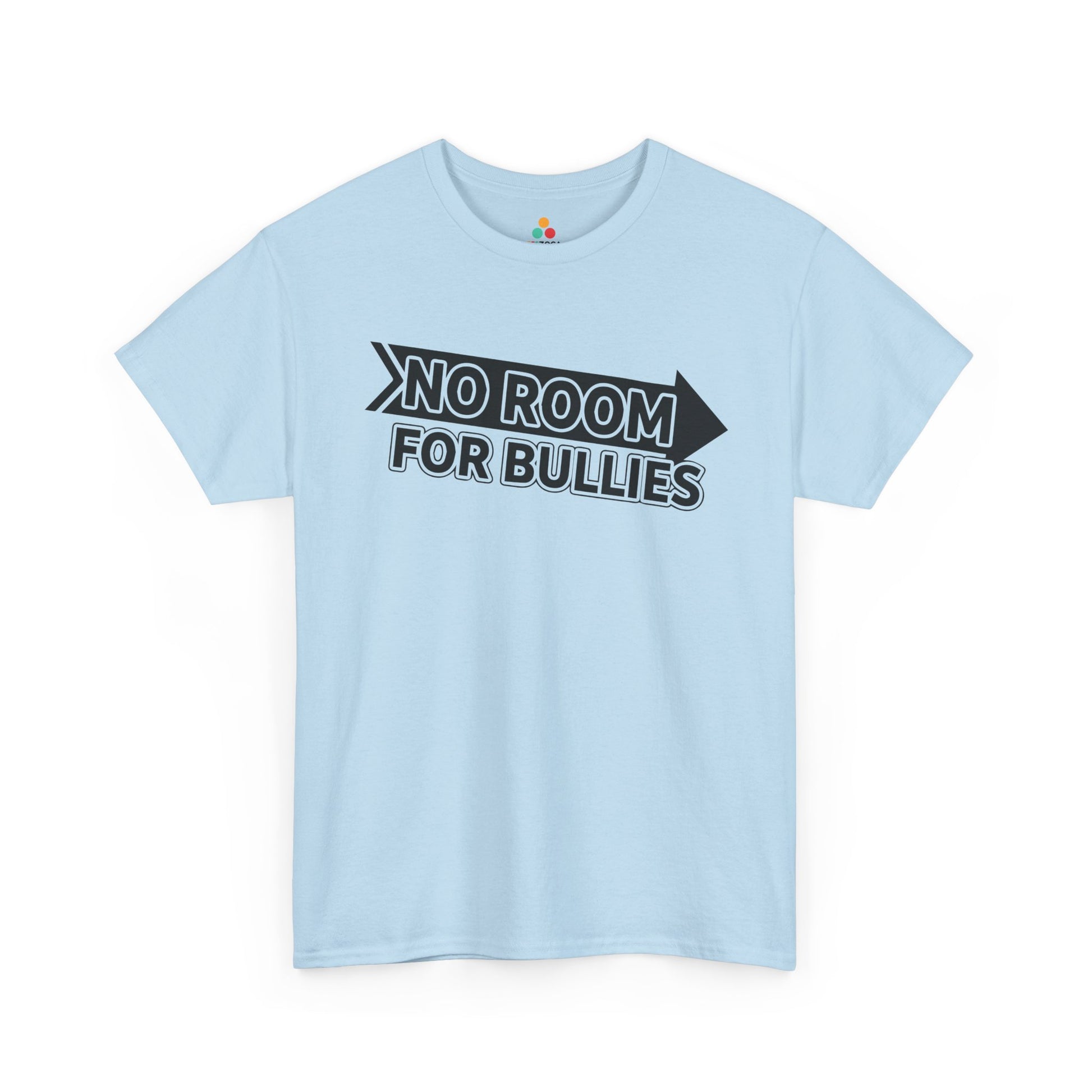 TEEZOCA unity day Unisex T-shirt bold no bullies statement No Room for Bullies Unisex T-Shirt | Unity Day Anti-Bullying Message Tee | TEEZOCA 