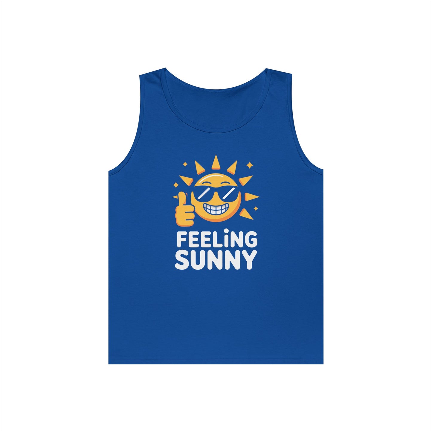 Feeling Sunny Unisex Tank Top for Positive Vibes and Everyday Streetwear | TEEZOCA 