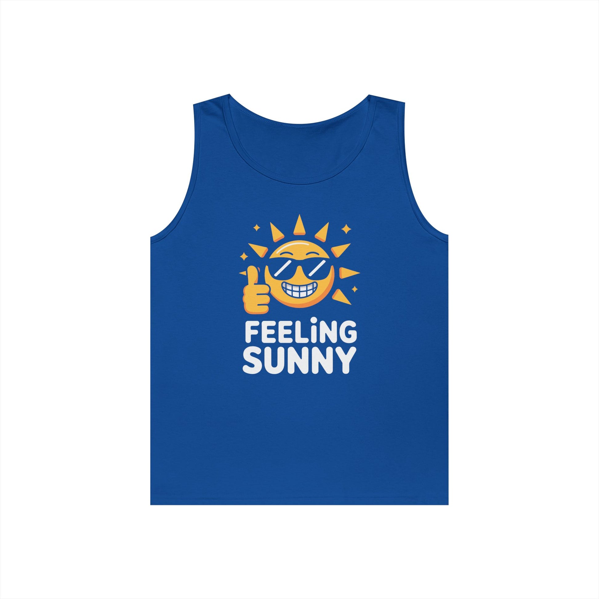 Feeling Sunny Unisex Tank Top for Positive Vibes and Everyday Streetwear | TEEZOCA 