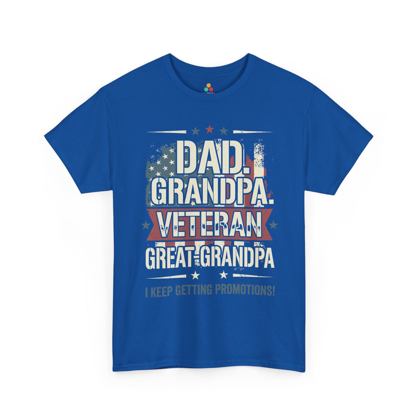 Great Grandpa Veteran Shirt Funny Gift Patriotic Unisex T-shirt | TEEZOCA 