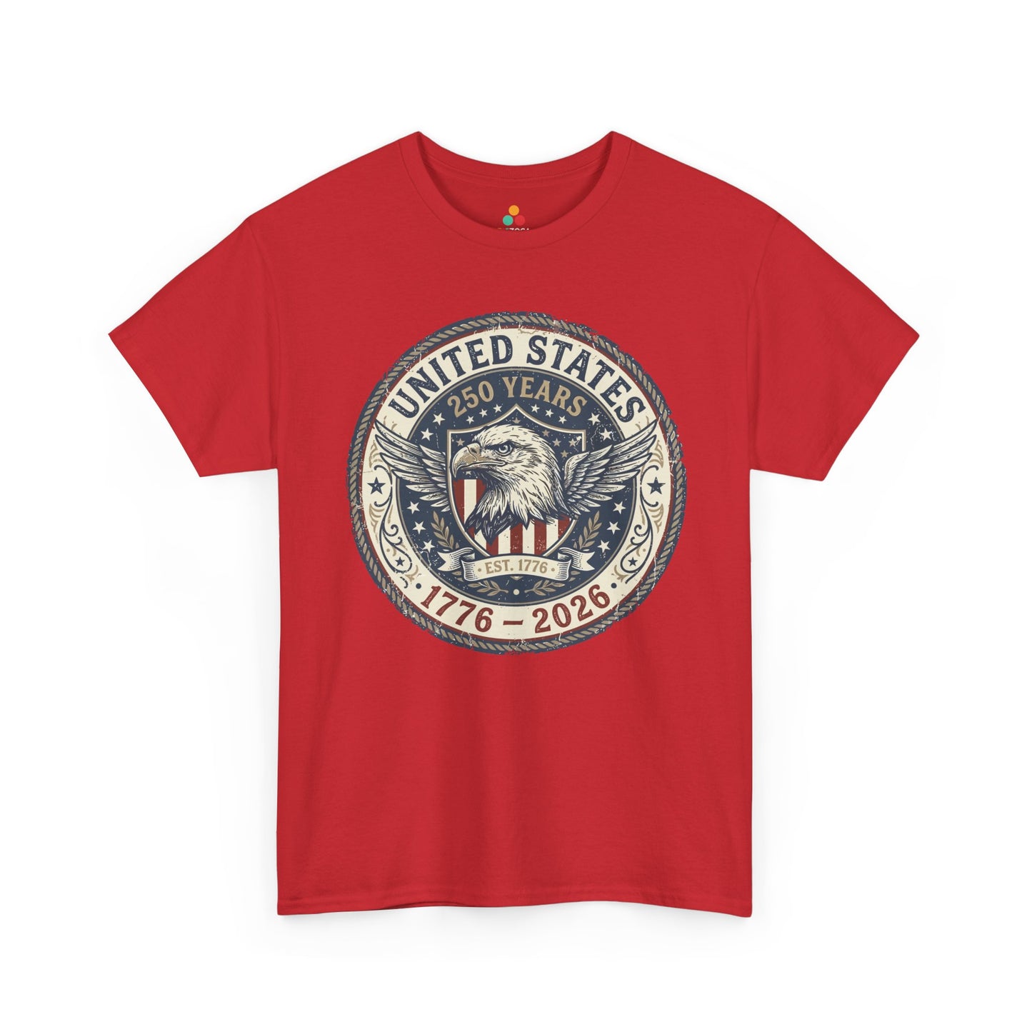 United States 250 Years 1776–2026 Patriotic Unisex T-shirt Gift | TEEZOCA 