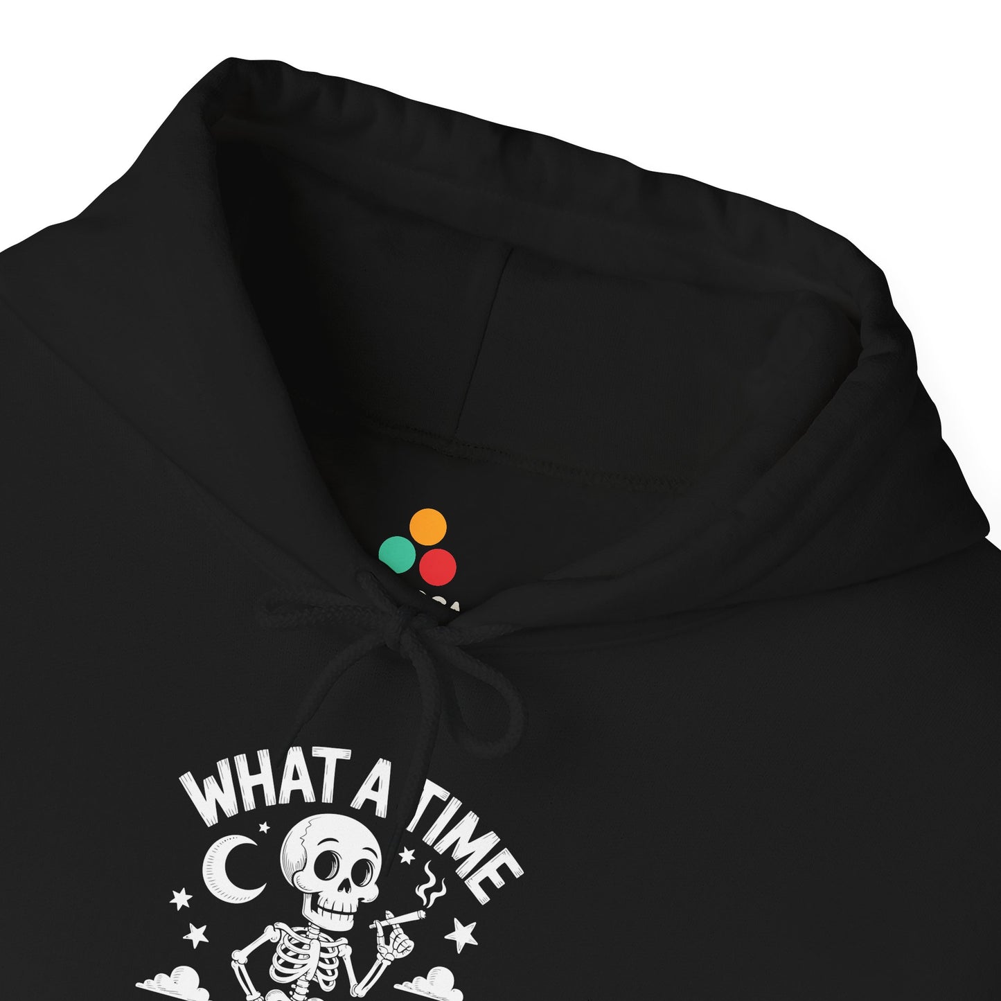 What A Time To Be Alive Skeleton Unisex Heavy Blend Hoodie | TEEZOCA 