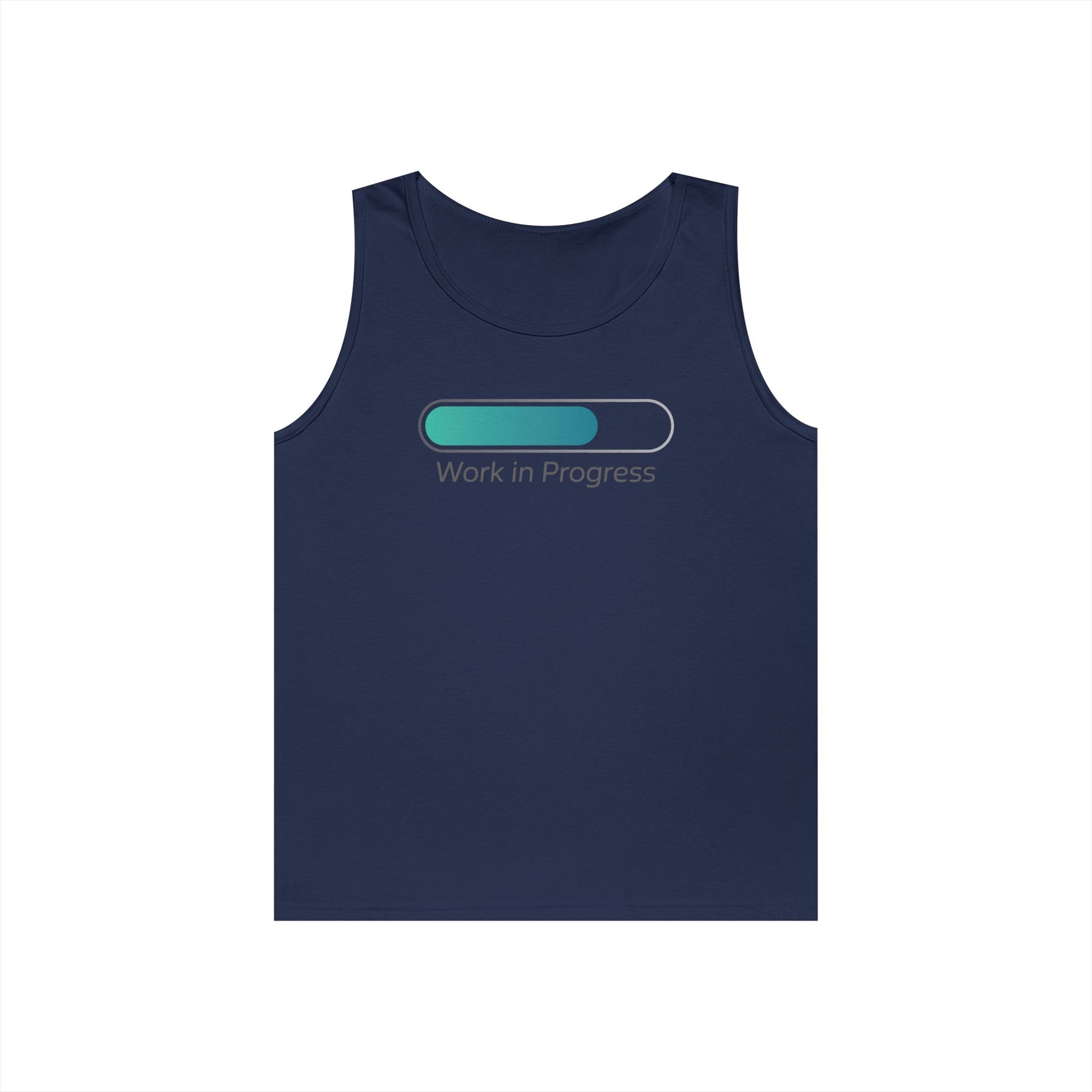Work in Progress Unisex Tank Top for Growth Mindset and Everyday Streetwear | TEEZOCA 