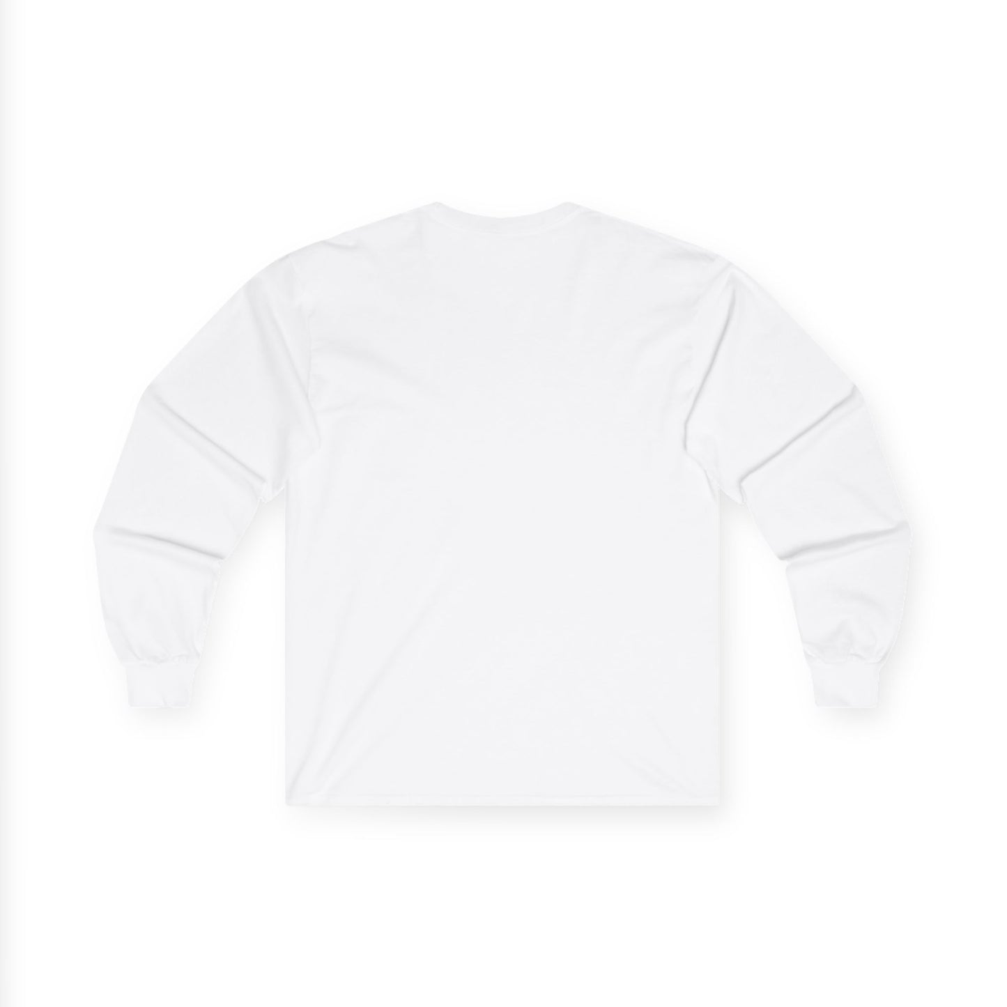 TEEZOCA zodiac wheel astrology design on unisex long-sleeve t-shirt White long-sleeve shirt on a white background