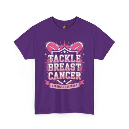 Tackle Breast Cancer Stronger Together Unisex T-shirt | TEEZOCA 