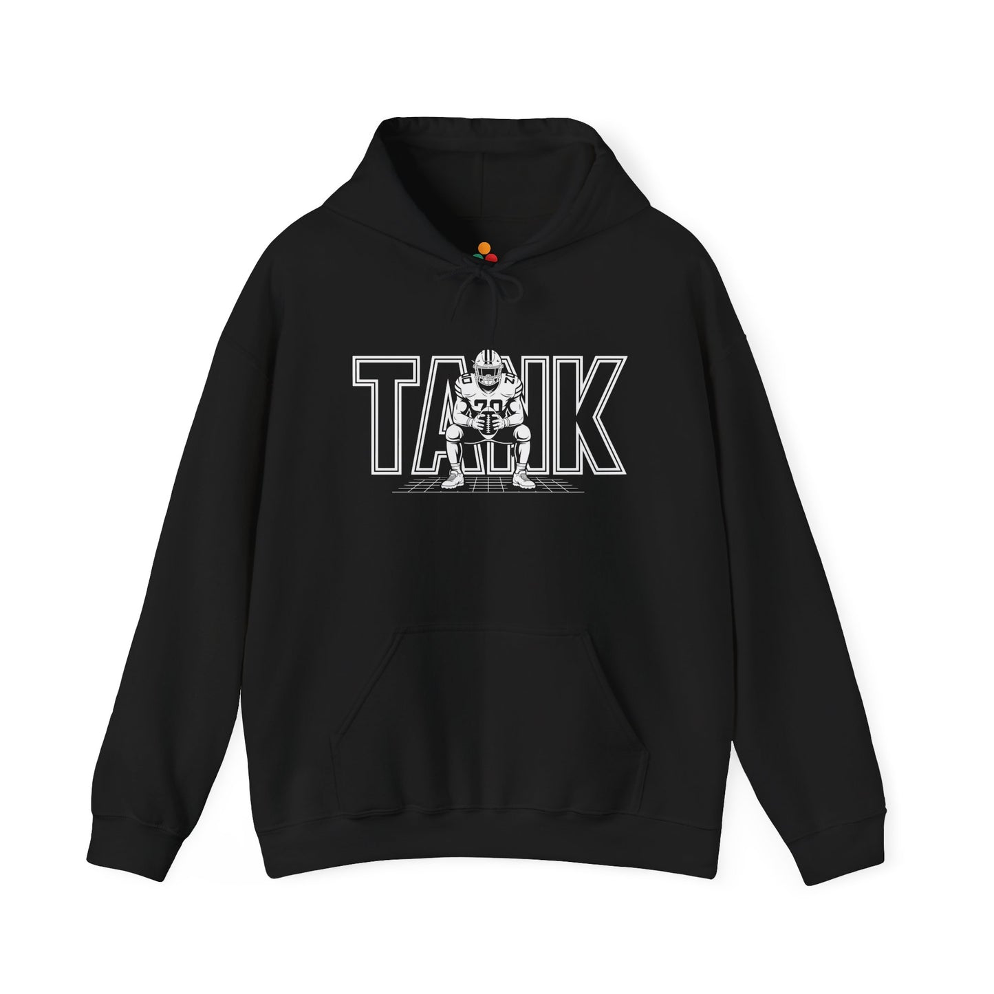 Tank Football Power Graphic Unisex Heavy Blend Hoodie | TEEZOCA 