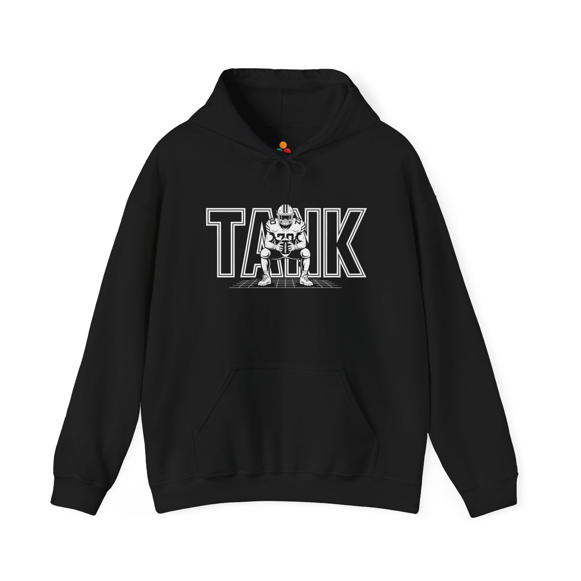 Tank Football Power Graphic Unisex Heavy Blend Hoodie | TEEZOCA 