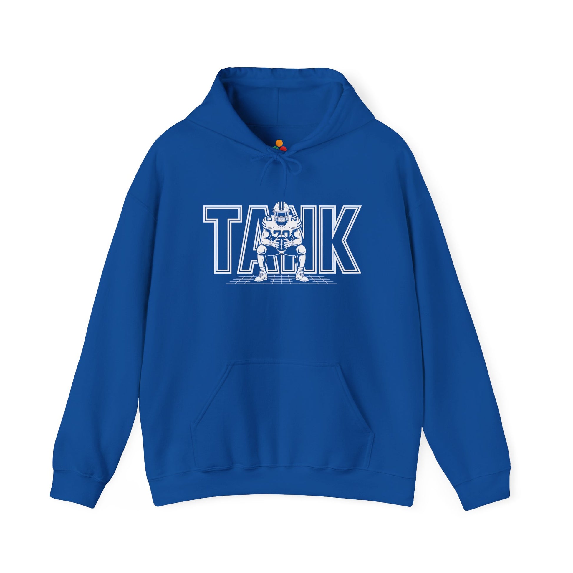 Tank Football Power Graphic Unisex Heavy Blend Hoodie | TEEZOCA 