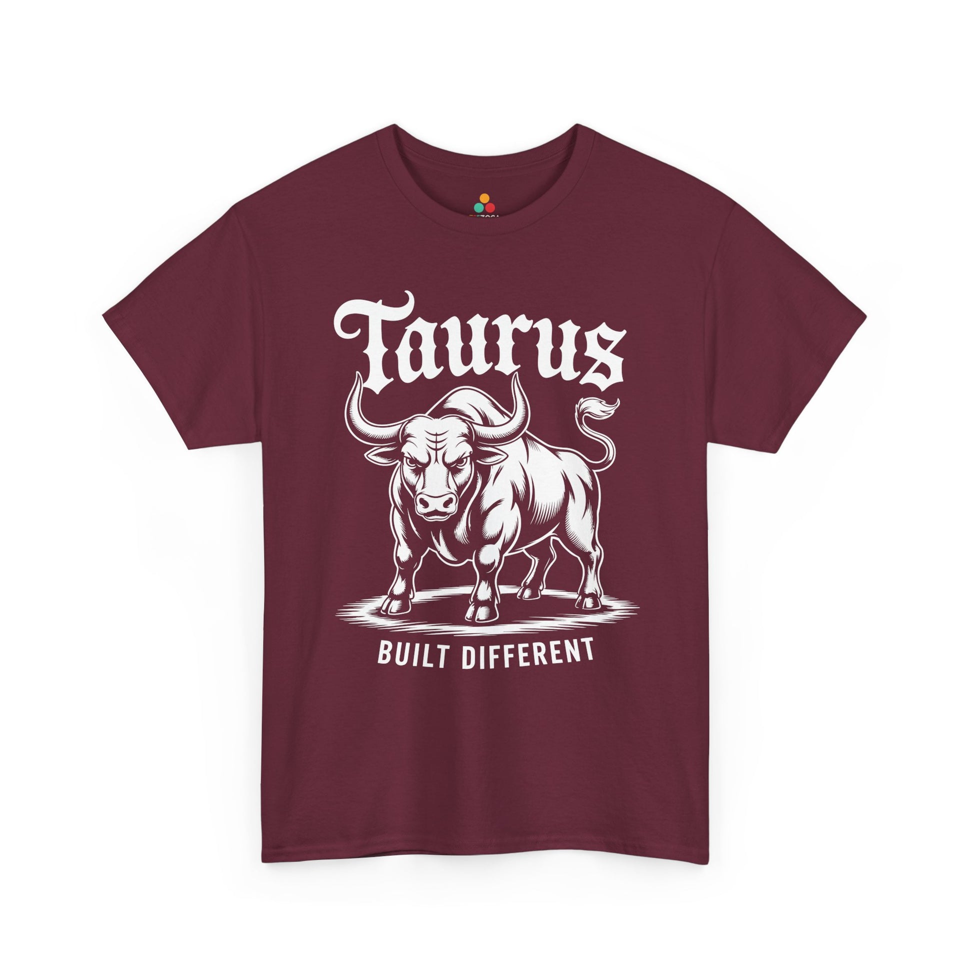 Taurus Built Different Graphic Bull Unisex T-shirt Streetwear | TEEZOCA 