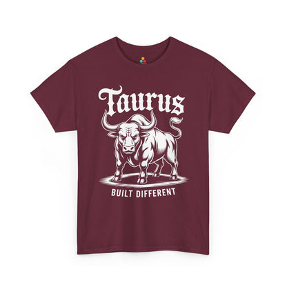 Taurus Built Different Graphic Bull Unisex T-shirt Streetwear | TEEZOCA 