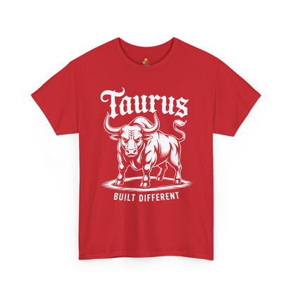 Taurus Built Different Graphic Bull Unisex T-shirt Streetwear | TEEZOCA 