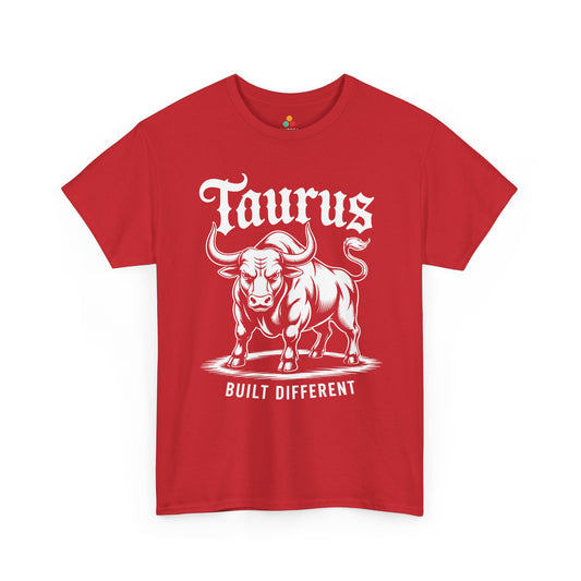 Taurus Built Different Graphic Bull Unisex T-shirt Streetwear | TEEZOCA 