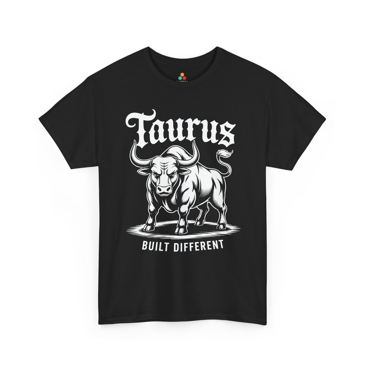 Taurus Built Different Graphic Bull Unisex T-shirt Streetwear | TEEZOCA 