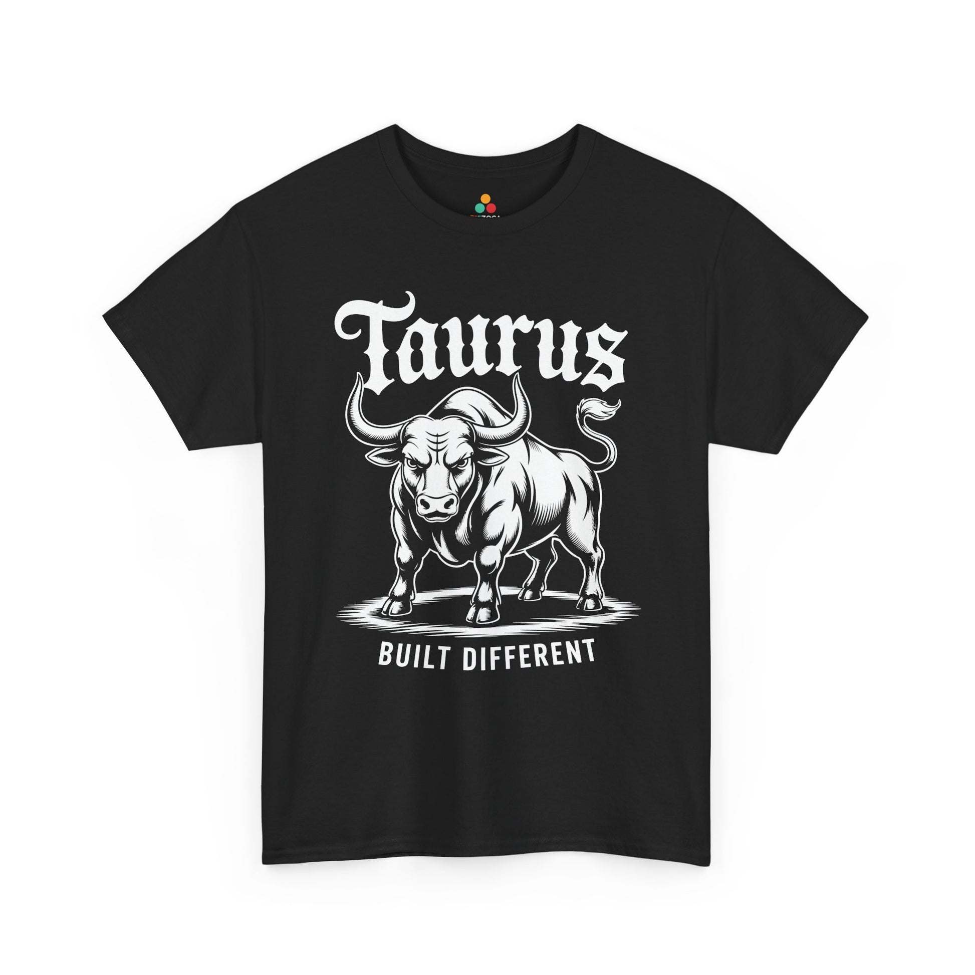 Taurus Built Different Graphic Bull Unisex T-shirt Streetwear | TEEZOCA 