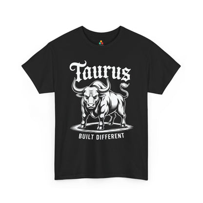Taurus Built Different Graphic Bull Unisex T-shirt Streetwear | TEEZOCA 