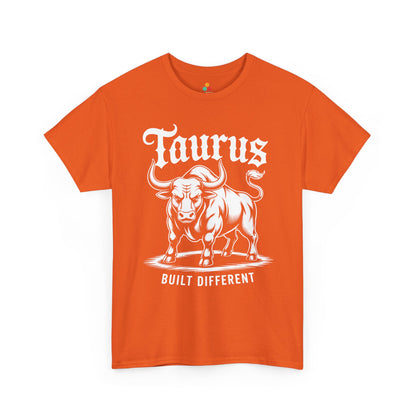 Taurus Built Different Graphic Bull Unisex T-shirt Streetwear | TEEZOCA 