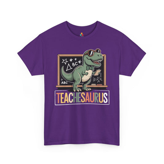 TeacheSaurus Funny Teacher Dinosaur Unisex T-shirt | TEEZOCA Teachesaurus teacher dinosaur Unisex T-shirt