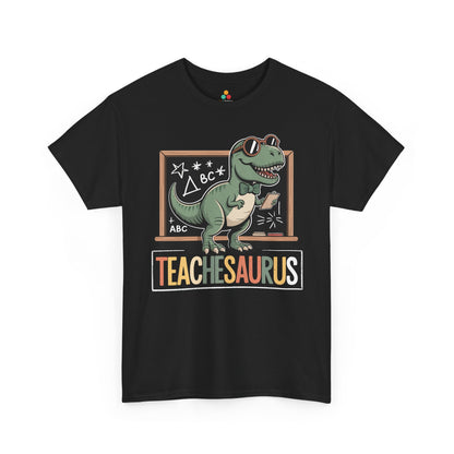 TeacheSaurus Funny Teacher Dinosaur Unisex T-shirt | TEEZOCA cute teacher dinosaur illustration Unisex T-shirt