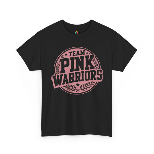 Team Pink Warriors Breast Cancer Awareness Unisex T-shirt | TEEZOCA 