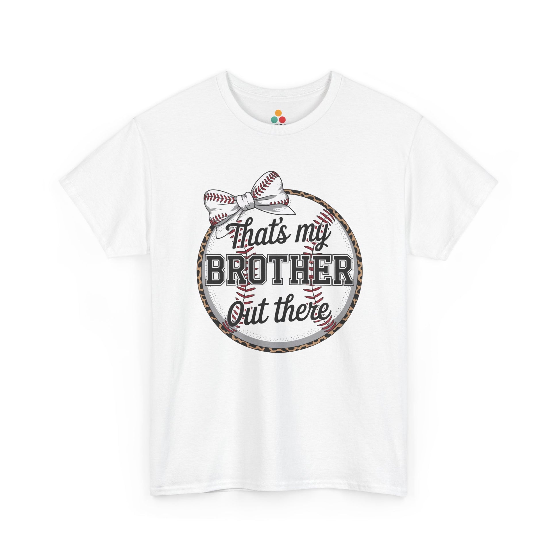 That's My Brother Out There Baseball T-Shirt – Cute Sister Tee | TEEZOCA 