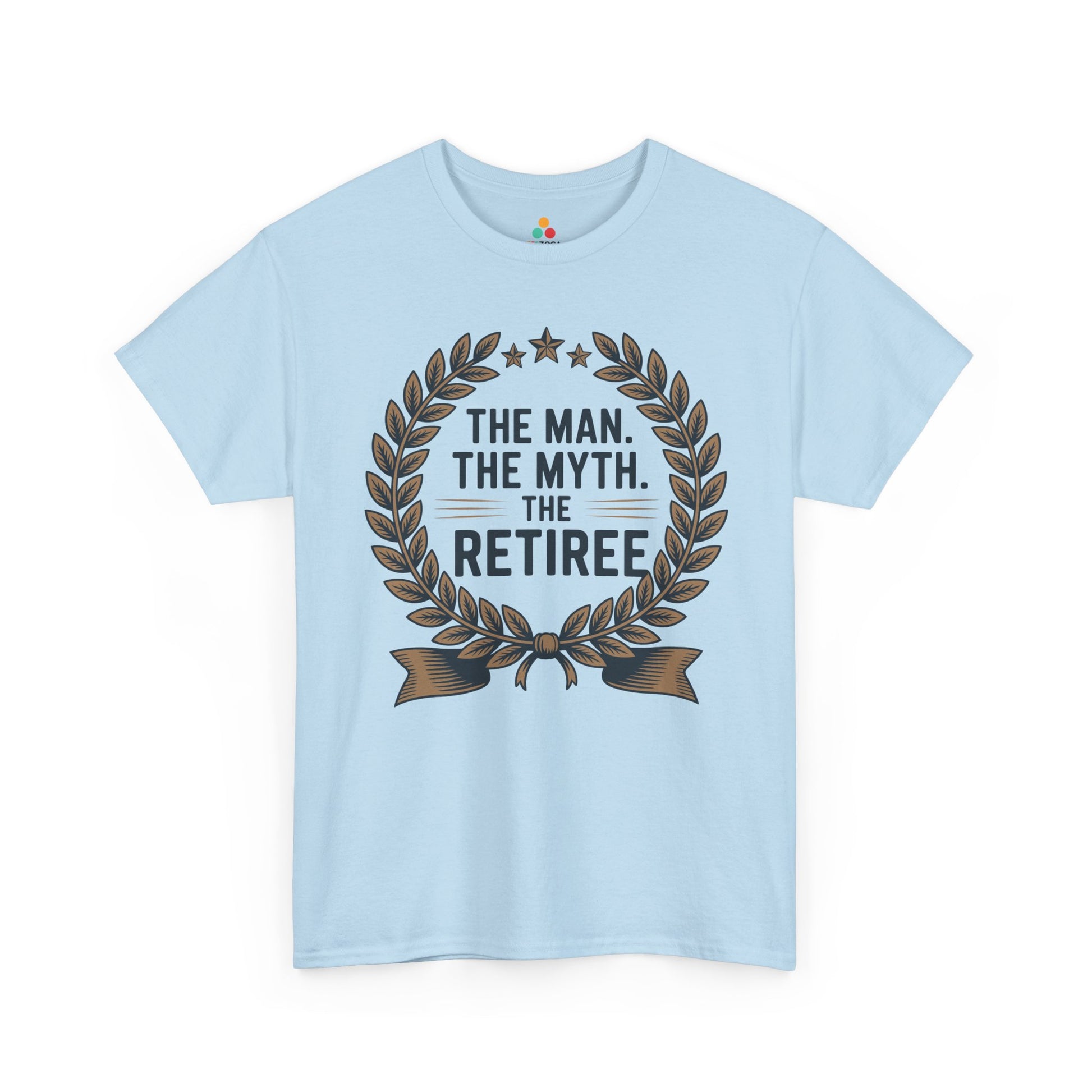 The Man The Myth The Retiree Bold Statement Unisex T-shirt | TEEZOCA the man the myth the retiree emblem Unisex T-shirt
