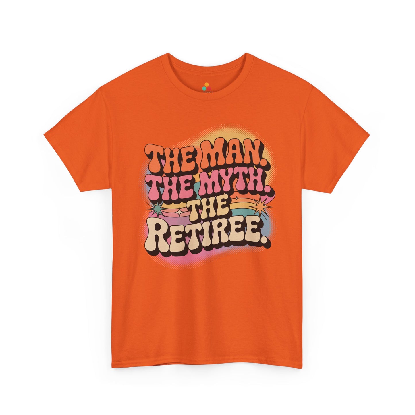 The Man The Myth The Retiree Unisex T-shirt – Retro Humor Statement Tee | TEEZOCA 