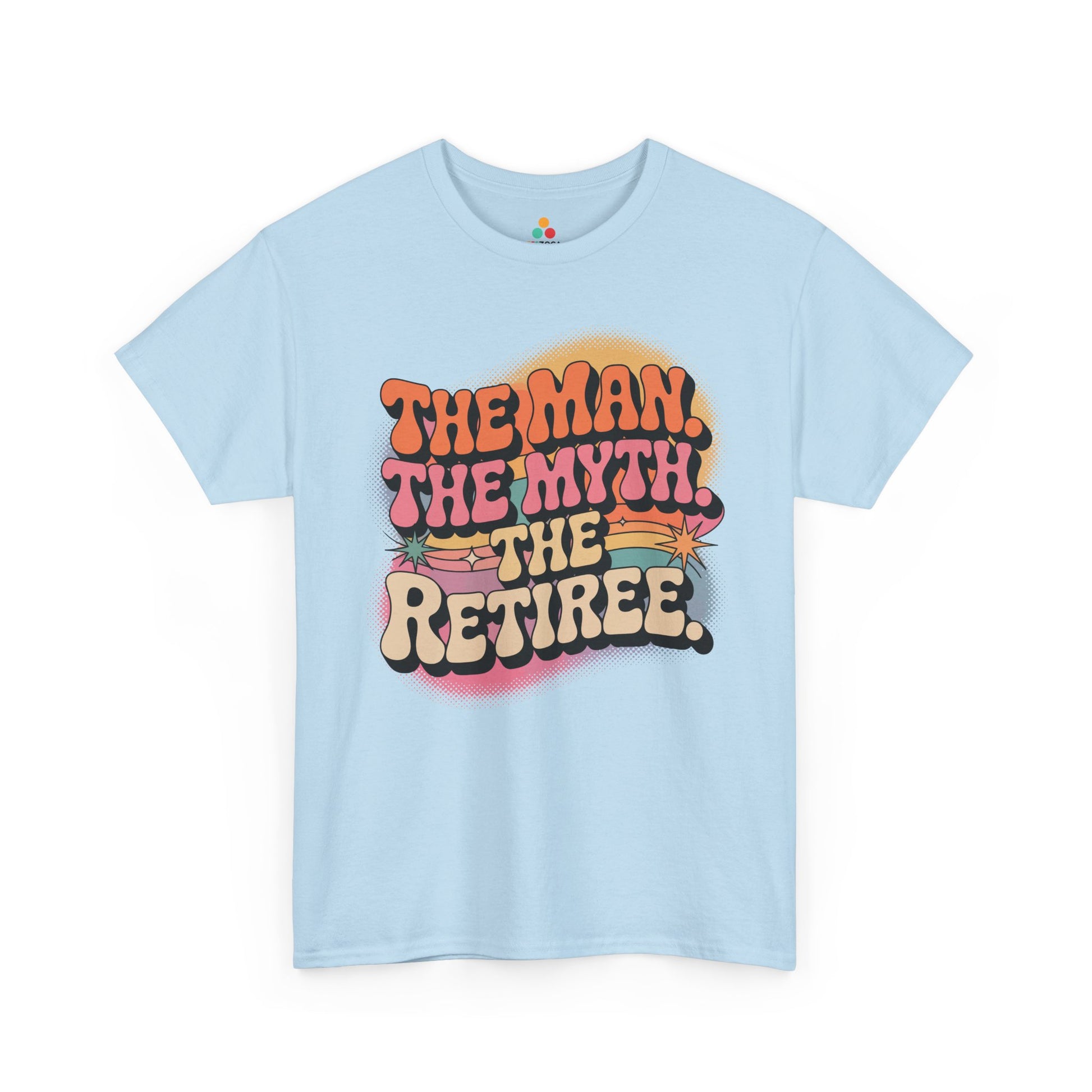 The Man The Myth The Retiree Unisex T-shirt – Retro Humor Statement Tee | TEEZOCA 