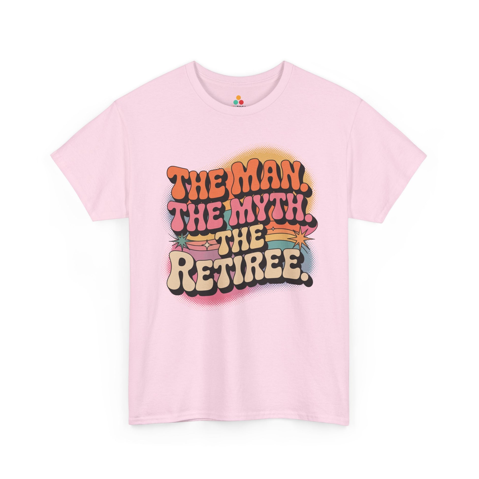 The Man The Myth The Retiree Unisex T-shirt – Retro Humor Statement Tee | TEEZOCA 