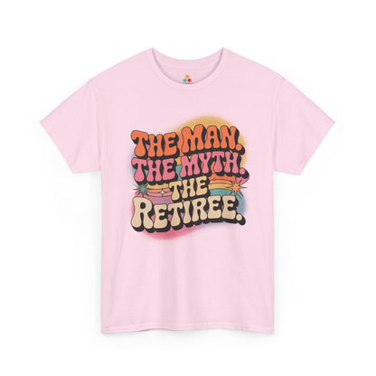 The Man The Myth The Retiree Unisex T-shirt – Retro Humor Statement Tee | TEEZOCA 