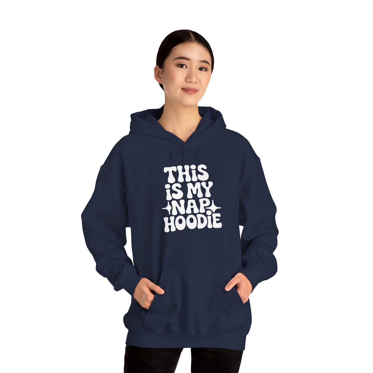 This Is My Nap Hoodie Funny Typography Unisex Heavy Blend Hoodie | TEEZOCA funny nap quote Unisex Heavy Blend Hoodie casual comfort wear