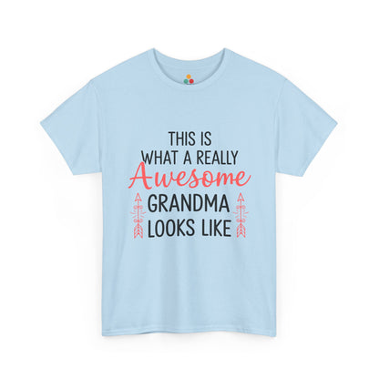 This Is What A Really Awesome Grandma Looks Like T-Shirt – Gift for Nana | TEEZOCA 
