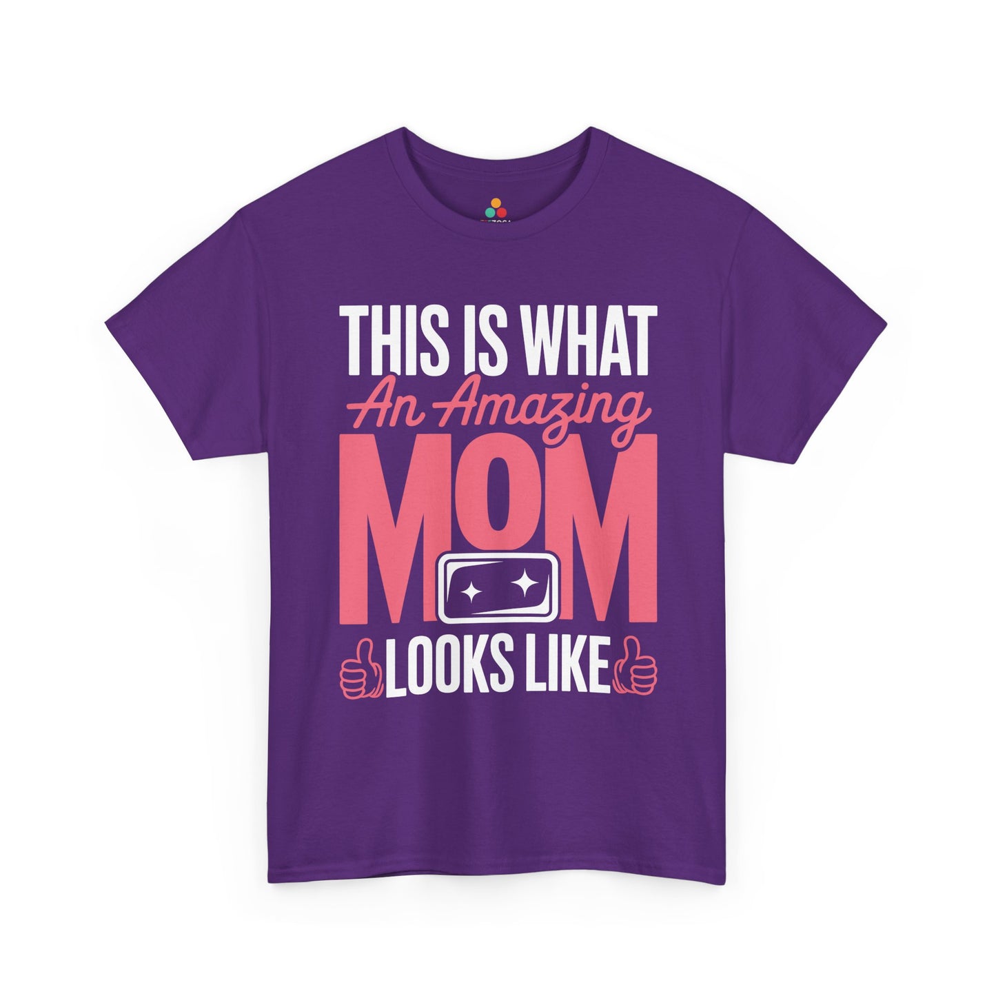 This Is What An Amazing Mom Looks Like Women's T-shirt Gift | TEEZOCA 