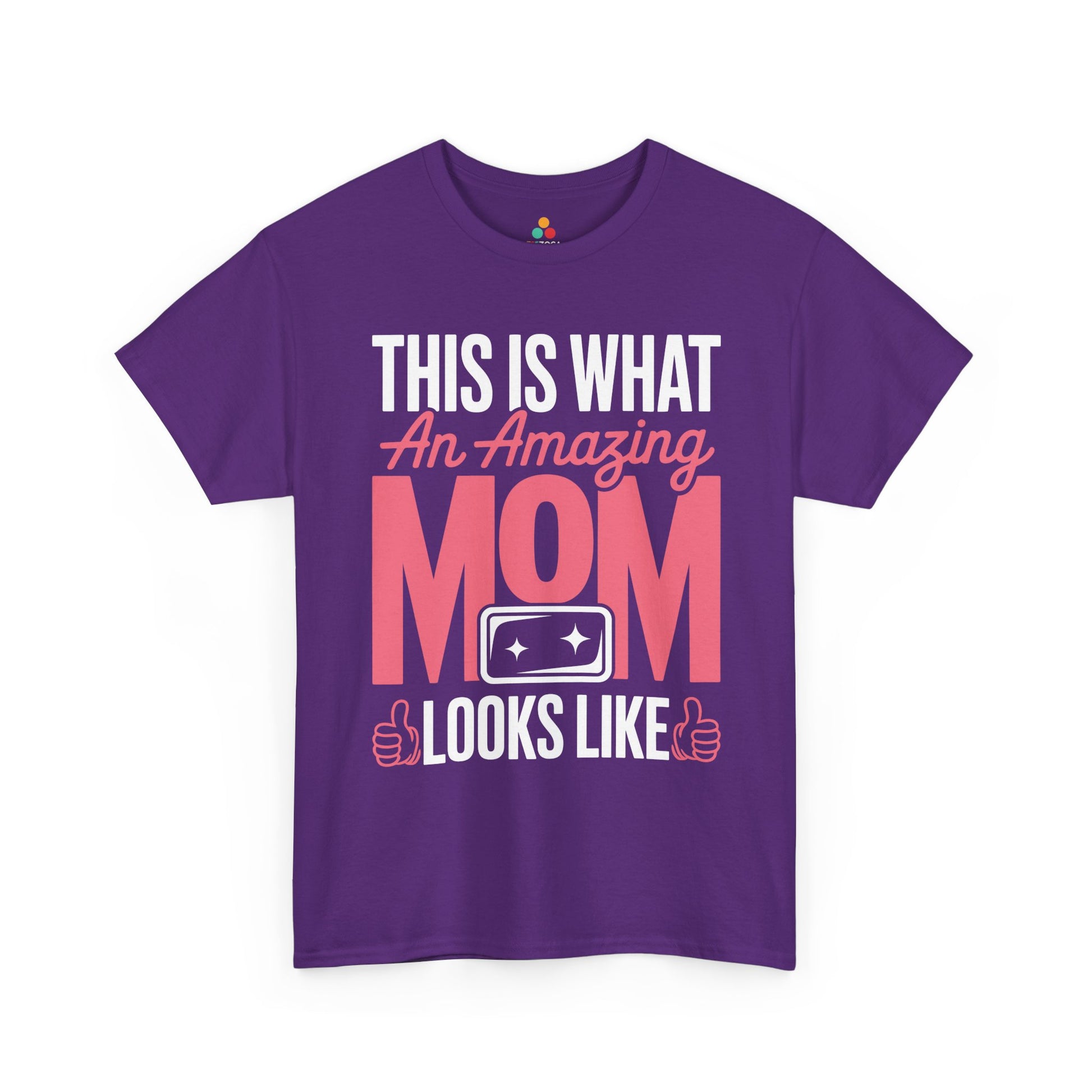 This Is What An Amazing Mom Looks Like Women's T-shirt Gift | TEEZOCA 