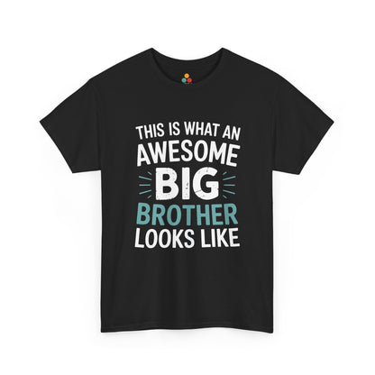 This Is What An Awesome Big Brother Looks Like T-Shirt – Sibling Gift | TEEZOCA 