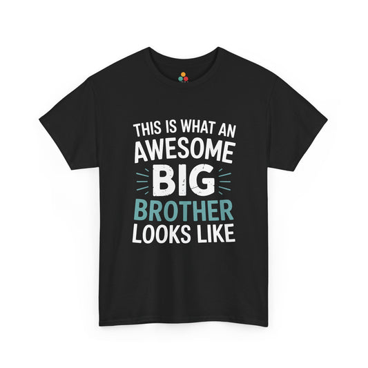This Is What An Awesome Big Brother Looks Like T-Shirt – Sibling Gift | TEEZOCA 