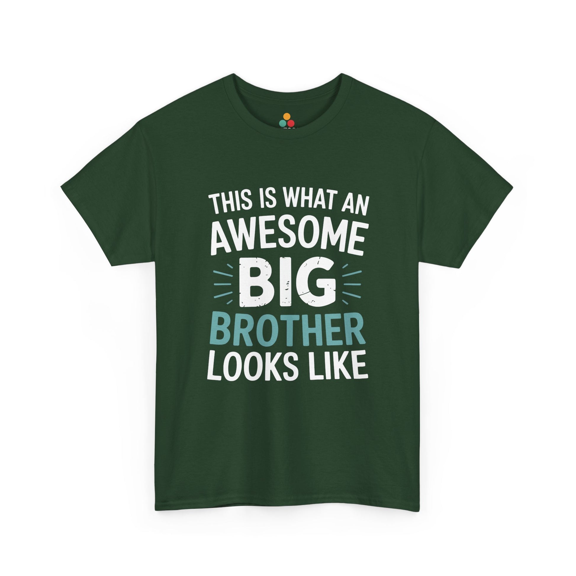 This Is What An Awesome Big Brother Looks Like T-Shirt – Sibling Gift | TEEZOCA 