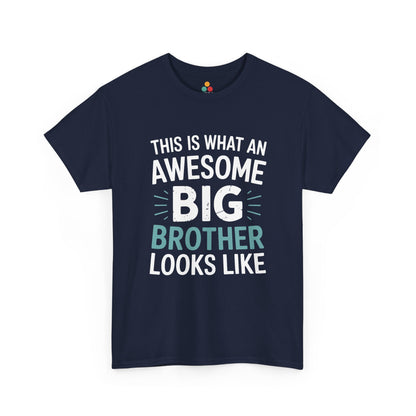 This Is What An Awesome Big Brother Looks Like T-Shirt – Sibling Gift | TEEZOCA 