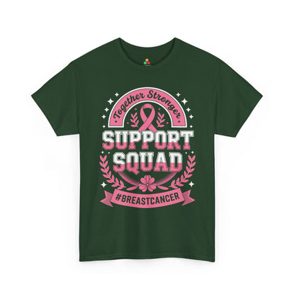 Together Stronger Support Squad Breast Cancer Awareness Unisex T-shirt | TEEZOCA 