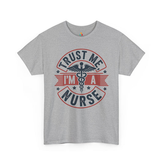 Trust Me I’m A Nurse Unisex T-shirt Vintage Medical Style | TEEZOCA Trust Me I’m A Nurse Unisex T-shirt vintage badge design