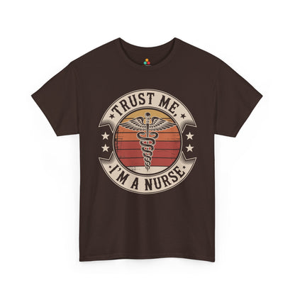 Trust Me I'm A Nurse Vintage Badge Unisex T-shirt | TEEZOCA 