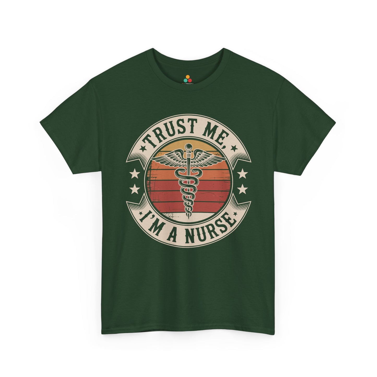 Trust Me I'm A Nurse Vintage Badge Unisex T-shirt | TEEZOCA 