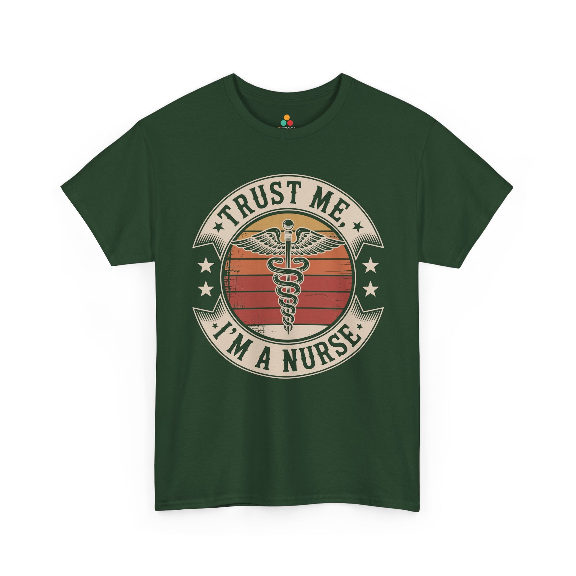 Trust Me I'm A Nurse Vintage Badge Unisex T-shirt | TEEZOCA 
