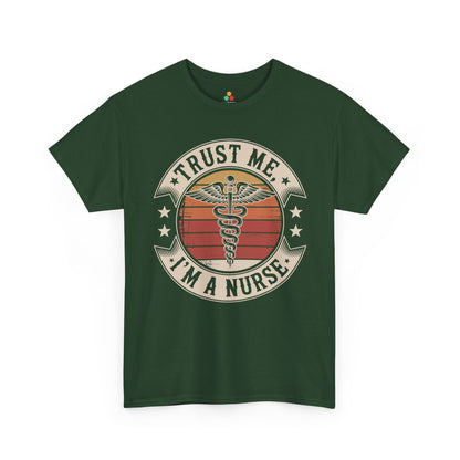 Trust Me I'm A Nurse Vintage Badge Unisex T-shirt | TEEZOCA 
