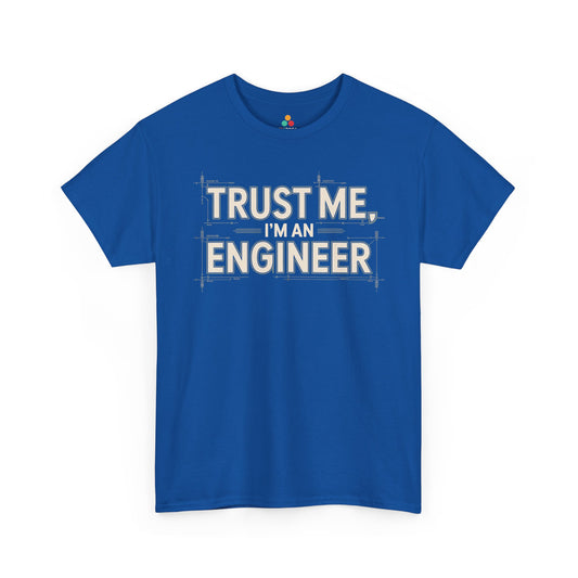 Trust Me I’m An Engineer Unisex T-shirt Funny Tech Gift | TEEZOCA Trust Me I’m An Engineer Unisex T-shirt blueprint design