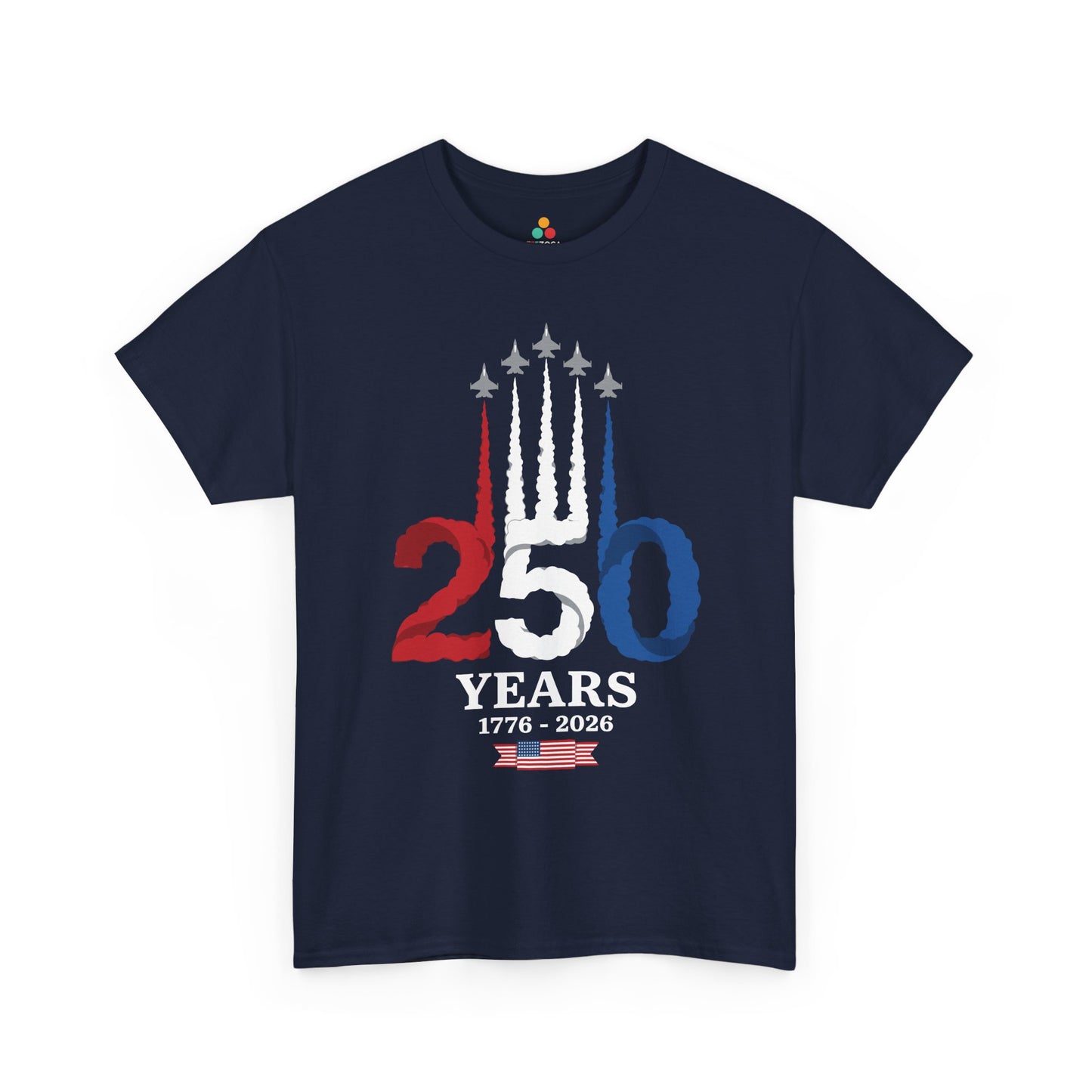 USA 250 Shirt Fighter Jet America 250 4th of July T-shirt Gift | TEEZOCA 