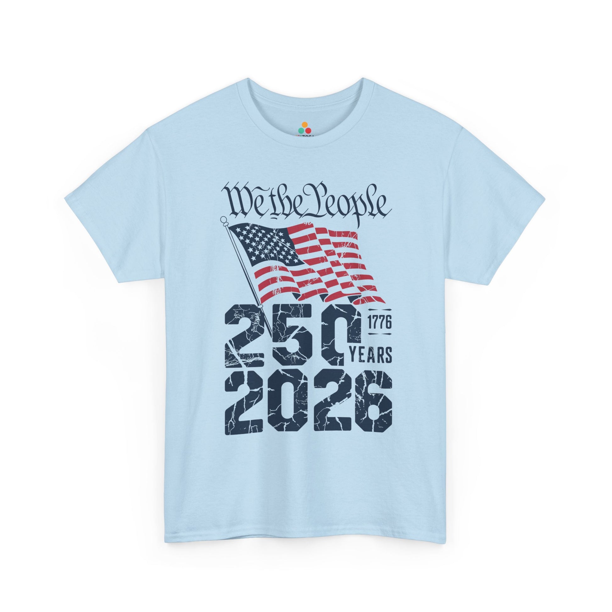 USA 250th Anniversary T-shirt — We the People Patriotic Graphic | TEEZOCA 