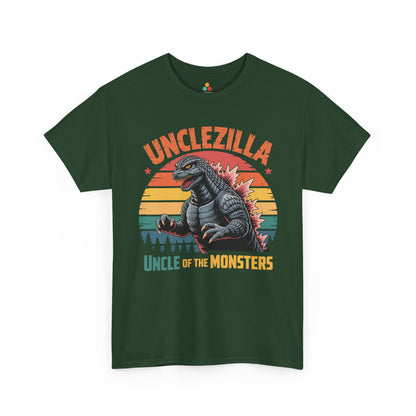 Unclezilla Uncle of the Monsters Vintage Godzilla Graphic T-Shirt | TEEZOCA 